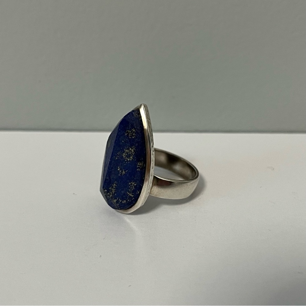 Silpada “Deep Blue” Sterling Silver Ring - Picture 2 of 5